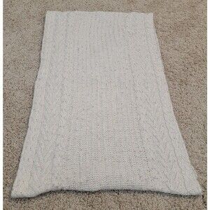 Hm Infinity Scarf Cable Knit Wool Blend‎ Cream Color Granola Girl